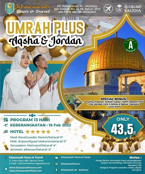 Biaya Umroh Anak Usia 5 Tahun Februari 2023