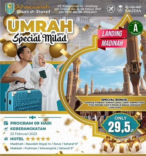 Jadwal Umroh Anak Kecil Februari 2023