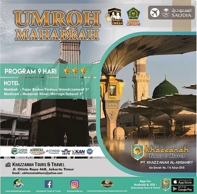 Promo Umroh Untuk 4 Orang Juni 2023