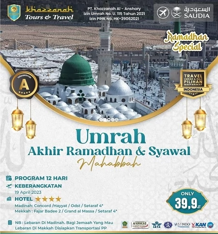 Harga Umroh Awal Ramadhan 2023