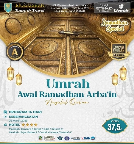 Jadwal  Umroh Anak 1 Tahun Ramadhan 2023