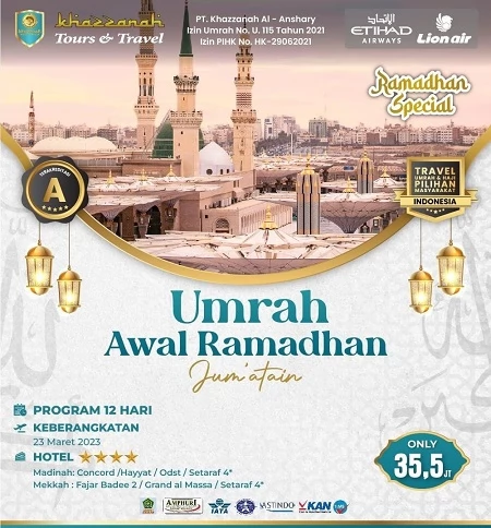 Harga  Umroh Anak 2 Tahun Ramadhan 2023