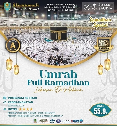 Paket  Umroh Anak Usia 3 Tahun Ramadhan 2023